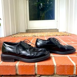 Y2K Kenneth Cole Square Toe Black Men’s Oxford Dress Shoe Size 10